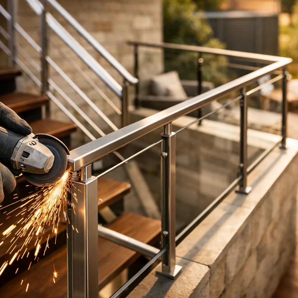 Garde-corps et rampes design pour escaliers et balcons - GM Métallerie